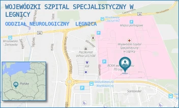 ODDZIAŁ NEUROLOGICZNY - WOJEWÓDZKI SZPITAL SPECJALISTYCZNY W LEGNICY - UL. JAROSŁAWA IWASZKIEWICZA 5,  LEGNICA