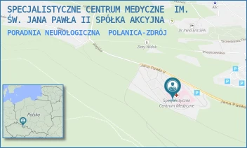 PORADNIA NEUROLOGICZNA - SPECJALISTYCZNE CENTRUM MEDYCZNE  IM. ŚW. JANA PAWŁA II SPÓŁKA AKCYJNA - UL. JANA PAWŁA II 2,  POLANICA-ZDRÓJ