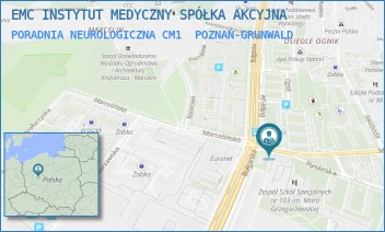 PORADNIA NEUROLOGICZNA CM1 - EMC INSTYTUT MEDYCZNY SPÓŁKA AKCYJNA - MARCELIŃSKA 90,  POZNAŃ-GRUNWALD