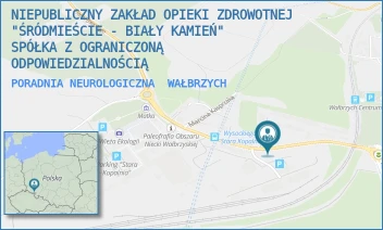 PORADNIA NEUROLOGICZNA - NIEPUBLICZNY ZAKŁAD OPIEKI ZDROWOTNEJ "ŚRÓDMIEŚCIE - BIAŁY KAMIEŃ" SPÓŁKA Z OGRANICZONĄ ODPOWIEDZIALNOŚCIĄ - UL. PIOTRA WYSOCKIEGO 24-24A,  WAŁBRZYCH