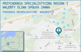 PORADNIA NEUROLOGICZNA - PRZYCHODNIA SPECJALISTYCZNA REGINA I WALENTY ŚLIWA SPÓŁKA JAWNA - GRODZKA 73,  WAŁBRZYCH