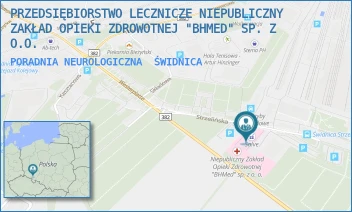 PORADNIA NEUROLOGICZNA - PRZEDSIĘBIORSTWO LECZNICZE NIEPUBLICZNY ZAKŁAD OPIEKI ZDROWOTNEJ "BHMED" SP. Z O.O. - UL. STRZELIŃSKA 6,  ŚWIDNICA
