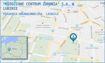 PORADNIA NEUROLOGICZNA - "MIEDZIOWE CENTRUM ZDROWIA" S.A. W LUBINIE - UL. STEFANA OKRZEI 14A,  LEGNICA