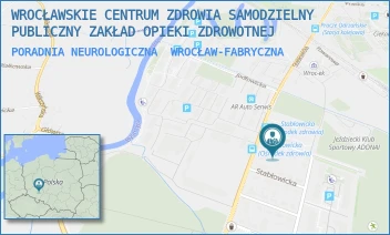 PORADNIA NEUROLOGICZNA - WROCŁAWSKIE CENTRUM ZDROWIA SAMODZIELNY PUBLICZNY ZAKŁAD OPIEKI ZDROWOTNEJ - UL. STABŁOWICKA 125,  WROCŁAW-FABRYCZNA