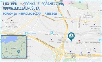 PORADNIA NEUROLOGICZNA - LUX MED SPÓŁKA Z OGRANICZONĄ ODPOWIEDZIALNOŚCIĄ - UL. STANISŁAWA JABŁOŃSKIEGO 2/4,  RZESZÓW