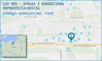PORADNIA NEUROLOGICZNA - LUX MED SPÓŁKA Z OGRANICZONĄ ODPOWIEDZIALNOŚCIĄ - MARII SKŁODOWSKIEJ-CURIE 73,  TORUŃ