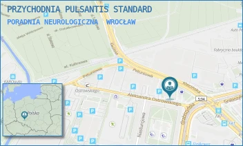 PORADNIA NEUROLOGICZNA - PRZYCHODNIA PULSANTIS STANDARD - UL. OSTROWSKIEGO 3,  WROCŁAW