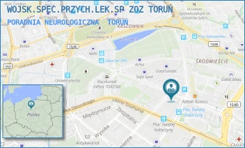 PORADNIA NEUROLOGICZNA - WOJSK.SPEC.PRZYCH.LEK.SP ZOZ TORUŃ - GEN. JANA HENRYKA DĄBROWSKIEGO 1,  TORUŃ