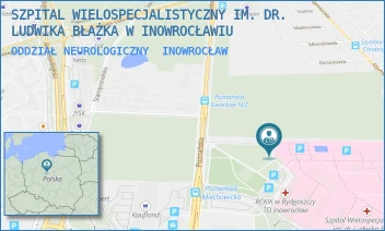ODDZIAŁ NEUROLOGICZNY - SZPITAL WIELOSPECJALISTYCZNY IM. DR. LUDWIKA BŁAŻKA W INOWROCŁAWIU - POZNAŃSKA 97,  INOWROCŁAW