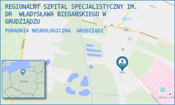 PORADNIA NEUROLOGICZNA - REGIONALNY SZPITAL SPECJALISTYCZNY IM. DR  WŁADYSŁAWA BIEGAŃSKIEGO W GRUDZIĄDZU - RYDYGIERA 15/17,  GRUDZIĄDZ