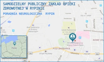 PORADNIA NEUROLOGICZNA - SAMODZIELNY PUBLICZNY ZAKŁAD OPIEKI ZDROWOTNEJ W RYPINIE - 3 MAJA 2,  RYPIN