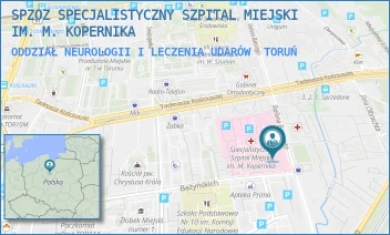 ODDZIAŁ NEUROLOGII I LECZENIA UDARÓW - SPZOZ SPECJALISTYCZNY SZPITAL MIEJSKI IM. M. KOPERNIKA - BATOREGO 17/19,  TORUŃ