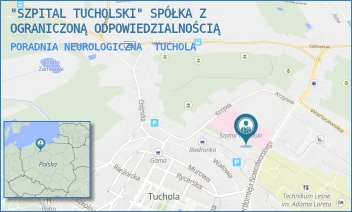 PORADNIA NEUROLOGICZNA - "SZPITAL TUCHOLSKI" SPÓŁKA Z OGRANICZONĄ ODPOWIEDZIALNOŚCIĄ - NOWODWORSKIEGO 14-18,  TUCHOLA