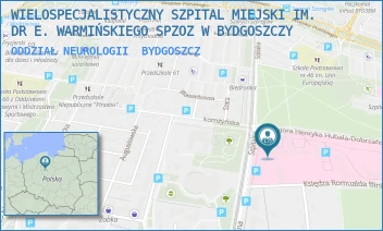ODDZIAŁ NEUROLOGII - SZPITAL KLINICZNY IM. DR. E. WARMIŃSKIEGO POLITECHNIKI BYDGOSKIEJ- SPZOZ W BYDGOSZCZY - SZPITALNA 19,  BYDGOSZCZ