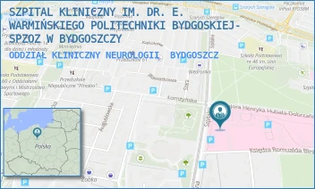ODDZIAŁ KLINICZNY NEUROLOGII - SZPITAL KLINICZNY IM. DR. E. WARMIŃSKIEGO POLITECHNIKI BYDGOSKIEJ- SPZOZ W BYDGOSZCZY - SZPITALNA 19,  BYDGOSZCZ