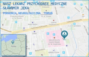 PORADNIA NEUROLOGICZNA - NASZ LEKARZ PRZYCHODNIE MEDYCZNE SŁAWOMIR JEKA - STEFANA BATOREGO 18-22,  TORUŃ