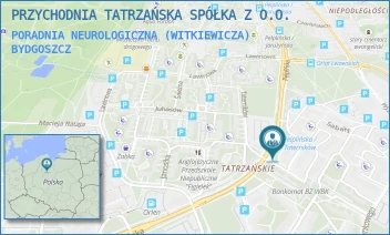 PORADNIA NEUROLOGICZNA (WITKIEWICZA) - PRZYCHODNIA TATRZAŃSKA SPÓŁKA Z O.O. - WITKIEWICZA 1,  BYDGOSZCZ