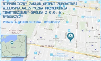 PORADNIA NEUROLOGICZNA - NIEPUBLICZNY ZAKŁAD OPIEKI ZDROWOTNEJ - WIELOSPECJALISTYCZNA PRZYCHODNIA "BARTODZIEJE" SPÓŁKA Z O.O. W BYDGOSZCZY - KOSZALIŃSKA 7,  BYDGOSZCZ
