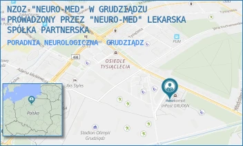 PORADNIA NEUROLOGICZNA - NZOZ "NEURO-MED" W GRUDZIĄDZU PROWADZONY PRZEZ "NEURO-MED" LEKARSKA SPÓŁKA PARTNERSKA - WARYŃSKIEGO 6,  GRUDZIĄDZ
