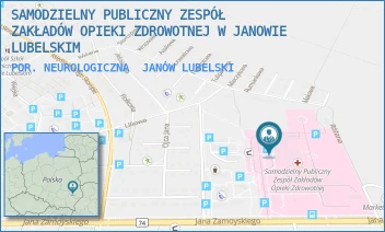 POR. NEUROLOGICZNA - SAMODZIELNY PUBLICZNY ZESPÓŁ ZAKŁADÓW OPIEKI ZDROWOTNEJ W JANOWIE LUBELSKIM - JANA ZAMOYSKIEGO 149,  JANÓW LUBELSKI