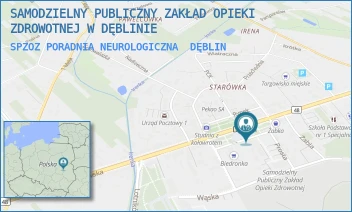 SPZOZ PORADNIA NEUROLOGICZNA - SAMODZIELNY PUBLICZNY ZAKŁAD OPIEKI ZDROWOTNEJ W DĘBLINIE - RYNEK 14,  DĘBLIN