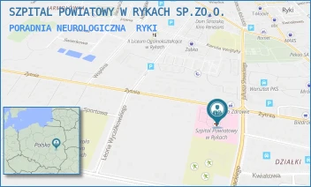 PORADNIA NEUROLOGICZNA - SZPITAL POWIATOWY W RYKACH SP.ZO.O. - ŻYTNIA 23,  RYKI
