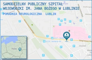 PORADNIA NEUROLOGICZNA - SAMODZIELNY PUBLICZNY SZPITAL WOJEWÓDZKI IM. JANA BOŻEGO W LUBLINIE - ZBIGNIEWA HERBERTA 21,  LUBLIN
