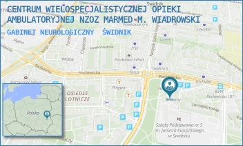 GABINET NEUROLOGICZNY - CENTRUM WIELOSPECJALISTYCZNEJ OPIEKI AMBULATORYJNEJ NZOZ MARMED M. WIADROWSKI - JARZĘBINOWA 4,  ŚWIDNIK