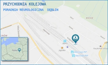 PORADNIA NEUROLOGICZNA - PRZYCHODNIA KOLEJOWA - KOLEJOWA 20,  DĘBLIN
