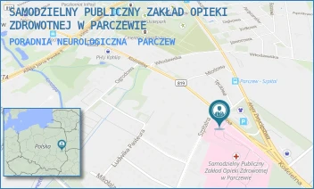 PORADNIA NEUROLOGICZNA - SAMODZIELNY PUBLICZNY ZAKŁAD OPIEKI ZDROWOTNEJ W PARCZEWIE - KOŚCIELNA 136,  PARCZEW