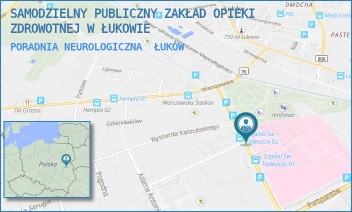 PORADNIA NEUROLOGICZNA - SAMODZIELNY PUBLICZNY ZAKŁAD OPIEKI ZDROWOTNEJ W ŁUKOWIE - DR ANDRZEJA ROGALIŃSKIEGO 3,  ŁUKÓW