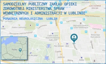 PORADNIA NEUROLOGICZNA - SAMODZIELNY PUBLICZNY ZAKŁAD OPIEKI ZDROWOTNEJ MINISTERSTWA SPRAW WEWNĘTRZNYCH I ADMINISTRACJI W LUBLINIE - SPOKOJNA 3,  LUBLIN