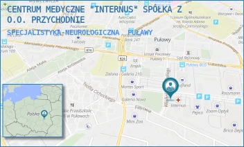 SPECJALISTYKA-NEUROLOGICZNA - CENTRUM MEDYCZNE "INTERNUS" SPÓŁKA Z O.O. PRZYCHODNIE - GEN.FIELDORFA ,,NILA" 10,  PUŁAWY