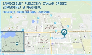 PORADNIA ONKOLOGICZNA - SAMODZIELNY PUBLICZNY ZAKŁAD OPIEKI ZDROWOTNEJ W KRAŚNIKU - ALEJA NIEPODLEGŁOŚCI 25,  KRAŚNIK