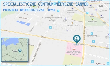 PORADNIA NEUROLOGICZNA - SPECJALISTYCZNE CENTRUM MEDYCZNE SANMED - ŻYTNIA 16,  RYKI