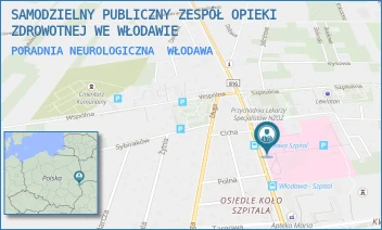 PORADNIA NEUROLOGICZNA - SAMODZIELNY PUBLICZNY ZESPÓŁ OPIEKI ZDROWOTNEJ WE WŁODAWIE - AL. JÓZEFA PIŁSUDSKIEGO 66,  WŁODAWA