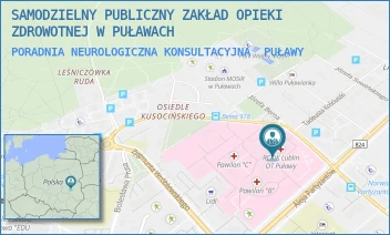 PORADNIA NEUROLOGICZNA KONSULTACYJNA - SAMODZIELNY PUBLICZNY ZAKŁAD OPIEKI ZDROWOTNEJ W PUŁAWACH - BEMA 1,  PUŁAWY