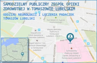 ODDZIAŁ NEUROLOGII I LECZENIA PADACZEK - SAMODZIELNY PUBLICZNY ZESPÓŁ OPIEKI ZDROWOTNEJ W TOMASZOWIE LUBELSKIM - ALEJE GRUNWALDZKIE 1,  TOMASZÓW LUBELSKI