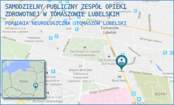 PORADNIA NEUROLOGICZNA - SAMODZIELNY PUBLICZNY ZESPÓŁ OPIEKI ZDROWOTNEJ W TOMASZOWIE LUBELSKIM - PETERA 1,  TOMASZÓW LUBELSKI