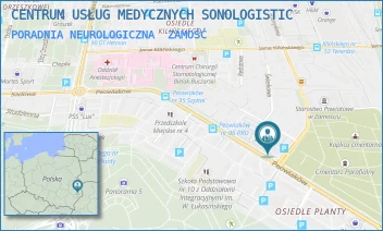 PORADNIA NEUROLOGICZNA - CENTRUM USŁUG MEDYCZNYCH SONOLOGISTIC - PEOWIAKÓW 1B,  ZAMOŚĆ