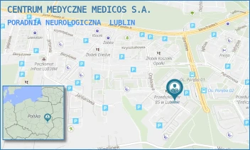 PORADNIA NEUROLOGICZNA - CENTRUM MEDYCZNE MEDICOS S.A. - ONYKSOWA 12,  LUBLIN