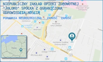 PORADNIA NEUROLOGICZNA - ZAMOŚĆ - NIEPUBLICZNY ZAKŁAD OPIEKI ZDROWOTNEJ "JOLOKO" SPÓŁKA Z OGRANICZONĄ ODPOWIEDZIALNOŚCIĄ - FELIKSA WOLSKIEGO 5,  ZAMOŚĆ