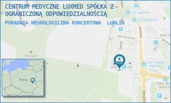 PORADNIA NEUROLOGICZNA KONCERTOWA - CENTRUM MEDYCZNE LUXMED SPÓŁKA Z OGRANICZONĄ ODPOWIEDZIALNOŚCIĄ - KONCERTOWA 4D,  LUBLIN