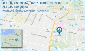PORADNIA NEUROLOGICZNA - NIEPUBLICZNY ZAKŁAD OPIEKI ZDROWOTNEJ IGNIS DR MED. ALICJA ŁOBIŃSKA - ALEJA LOTNIKÓW POLSKICH 22/117,  ŚWIDNIK
