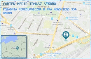 PORADNIA NEUROLOGICZNA B.PRAMOWSKIEGO 33A - CORTEN MEDIC TOMASZ SIKORA - BELINY PRAZMOWSKIEGO 33 A,  RADOM