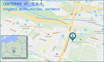 PORADNIA NEUROLOGICZNA - "CENTERMED" SPÓŁKA Z OGRANICZONĄ ODPOWIEDZIALNOŚCIĄ - UL. FELIKSA BOCHEŃSKIEGO 38A,  KATOWICE