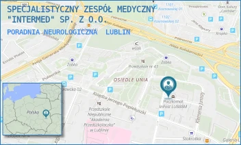 PORADNIA NEUROLOGICZNA - SPECJALISTYCZNY ZESPÓŁ MEDYCZNY "INTERMED" SP. Z O.O. - GŁOWACKIEGO 35,  LUBLIN