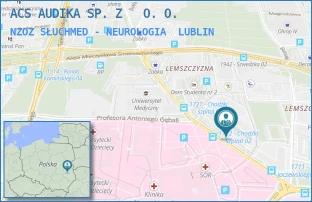 NZOZ SŁUCHMED - NEUROLOGIA - ACS AUDIKA SPÓŁKA Z OGRANICZONĄ ODPOWIEDZIALNOŚCIĄ - CHODŹKI 3/8,  LUBLIN