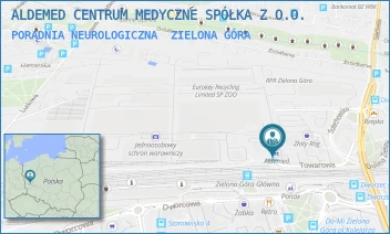 PORADNIA NEUROLOGICZNA - ALDEMED CENTRUM MEDYCZNE SPÓŁKA Z O.O. - UL. TOWAROWA 20,  ZIELONA GÓRA