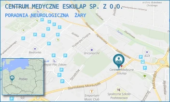 PORADNIA NEUROLOGICZNA - CENTRUM MEDYCZNE ESKULAP SP. Z O.O. - UL. MONIUSZKI 2,  ŻARY